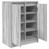 Shoe Cabinet Grey Sonoma | Stylish Storage Solution