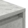 Stylish LED TV Cabinet - Concrete Grey 160.5x41x50 cm