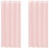 Light Pink Voile Curtains with Grommets - 140x225 cm | Hipomarket