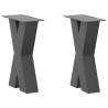  Coffee Table Legs X-Shaped 2 pcs Anthracite 28x(42-43) cm Steel Colour anthracite Size 28 x (42-43) cm (80 mm) Quantity in Package 2 Number of 1 