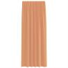 Voile Curtains with Loops - Terracotta 140x245 cm - 2 pcs