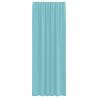 Turquoise Voile Curtains with Loops - 2pcs 140x260cm