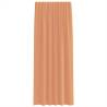 Voile Curtains with Loops - Terracotta 140x225 cm (2 pcs)