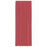 Voile Curtains with Loops 2 pcs Wine Red 140x260 cm | HipoMarket