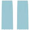 Turquoise Voile Curtains with Loops - 140x225 cm (2 pcs)