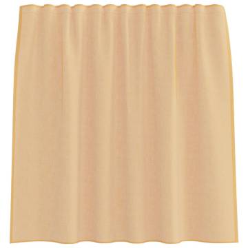 Voile Curtains with Loops - Sand 140x140 cm | HipoMarket