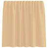 Voile Curtains with Loops - Sand 140x140 cm | HipoMarket