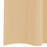 Voile Curtains with Loops - Sand 140x260 cm | HIPO Market