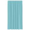 Voile Curtains with Loops 2 pcs Turquoise 140x175 cm