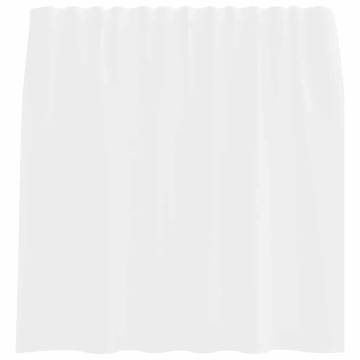 Voile Curtains with Loops - White 140x140 cm | HipoMarket