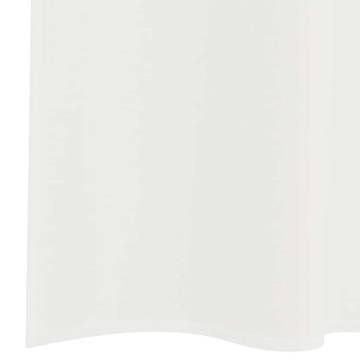 Voile Curtains with Loops - White 140x140 cm | HipoMarket