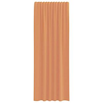 Voile Curtains with Loops - Terracotta 140x260 cm | HipoMarket