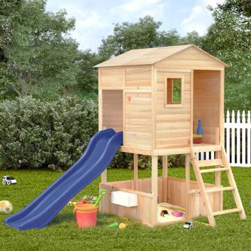 Outdoor Playset Solid Wood Fir - Fun & Safe Backyard Adventure