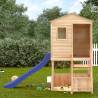 Outdoor Playset Solid Wood Fir - Fun & Safe Backyard Adventure