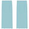 Turquoise Voile Curtains with Loops - 140x245 cm (2 pcs)