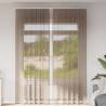 Voile Curtains with Loops 140x260 cm - Light Brown | HipoMarket