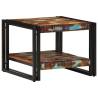 Multicolour Coffee Table | 50x50 cm Solid Reclaimed Wood