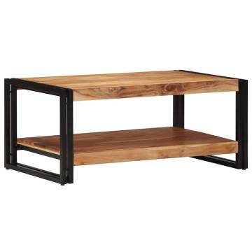 Coffee Table 90x50 cm Solid Wood Acacia - Stylish & Durable