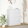  Sideboard White 80x35x99 cm Engineered Wood Colour white Quantity in Package 1 