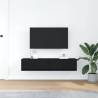 Stylish TV Cabinets Black Oak - Space-Saving Design | Hipo Market