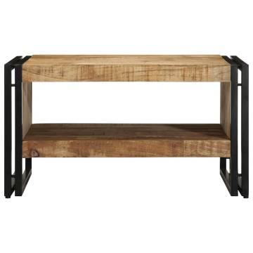 Coffee Table 70x50x38 cm - Solid Rough Mango Wood | HipoMarket