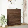  Sideboard Brown Oak 80x35x99 cm Engineered Wood Colour brown oak Quantity in Package 1 