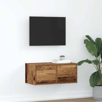 Old Wood TV Cabinet | Space-Saving Design & Ample Storage