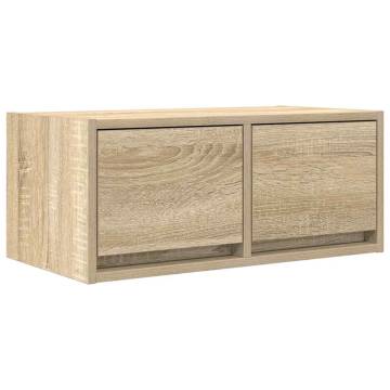 2 pcs Sonoma Oak TV Cabinets - Stylish & Space-Saving