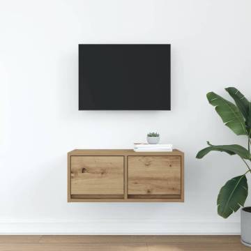 TV Cabinet Artisan Oak | Space-Saving Engineered Wood Design