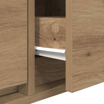 TV Cabinet Artisan Oak | Space-Saving Engineered Wood Design