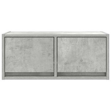 TV Cabinets 2 pcs Concrete Grey | Engineered Wood | Hipomarket