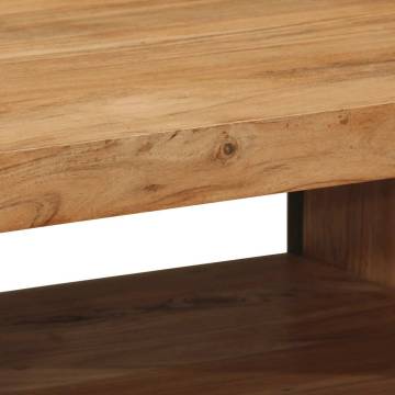 Solid Wood Acacia Coffee Table 70x50x38 cm - Durable & Stylish