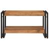 Elegant Solid Wood Acacia Coffee Table - 70x50x38 cm