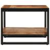 Elegant Solid Wood Acacia Coffee Table - 70x50x38 cm