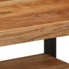 Elegant Solid Wood Acacia Coffee Table - 70x50x38 cm