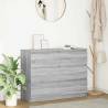  Sideboard Grey Sonoma 100x35x76 cm Engineered Wood Colour grey sonoma Quantity in Package 1 