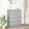  Sideboard Grey Sonoma 80x35x99 cm Engineered Wood Colour grey sonoma Quantity in Package 1 