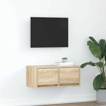 TV Cabinet Sonoma Oak | Stylish & Space-Saving Design