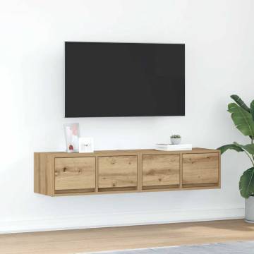 Artisan Oak TV Cabinets - Space-Saving & Stylish Design