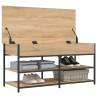 Shoe Bench Sonoma Oak - Stylish & Functional Storage Solution