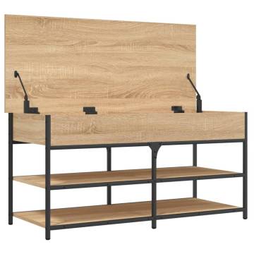 Shoe Bench Sonoma Oak - Stylish & Functional Storage Solution