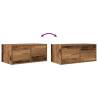 Stylish TV Cabinets - Set of 2 Old Wood | Hipo Market