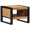 Solid Wood Acacia Coffee Table - 50x50x38 cm | HipoMarket UK