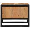 Solid Wood Acacia Coffee Table - 50x50x38 cm | HipoMarket UK