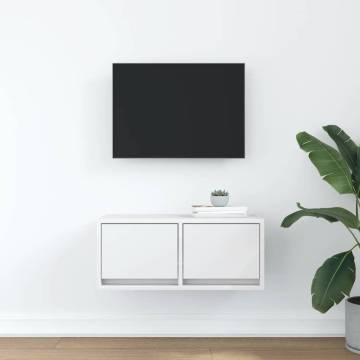 TV Cabinet White 60x31 cm - Stylish Storage Solution