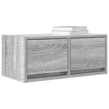 Stylish Grey Sonoma TV Cabinets - Set of 2 | HipoMarket