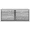 Stylish Grey Sonoma TV Cabinets - Set of 2 | HipoMarket