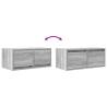 Stylish Grey Sonoma TV Cabinets - Set of 2 | HipoMarket