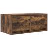 Stylish Smoked Oak TV Cabinets - 2 Piece Set | HipoMarket