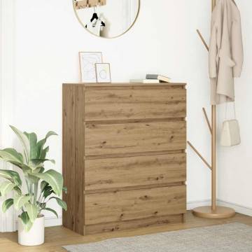 Sideboard Artisan Oak 80x35x99 cm | Durable & Stylish Storage